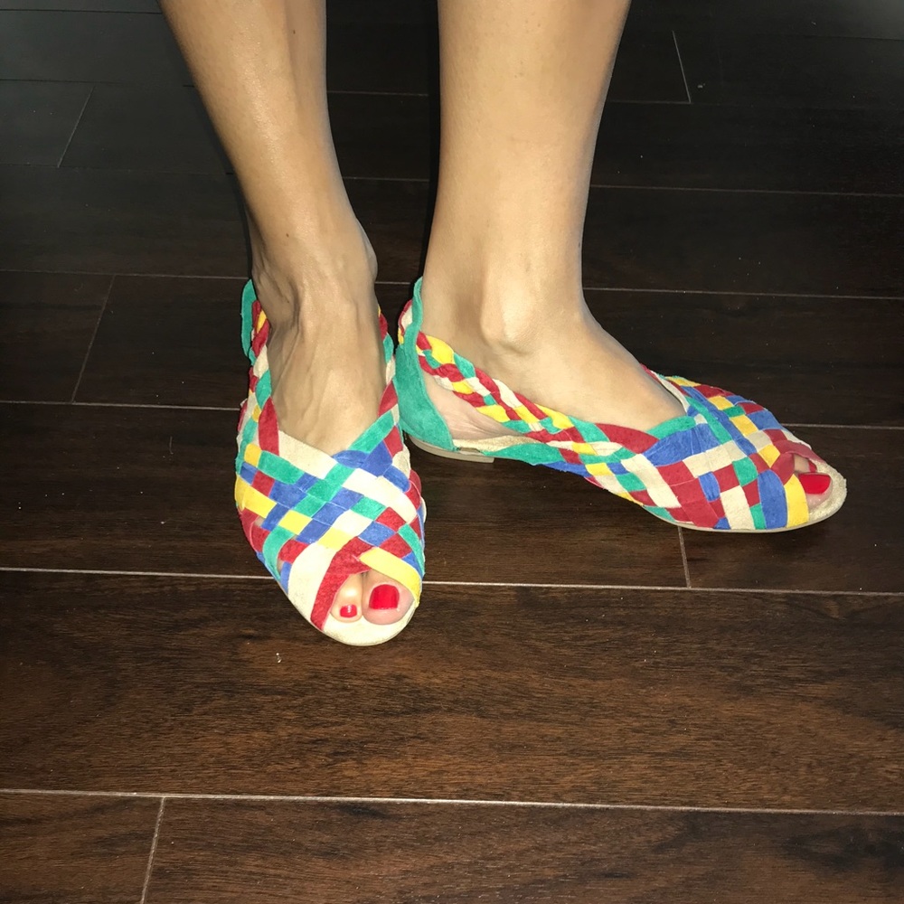 Awesome colorful flats! Brazilian Feria in Rio